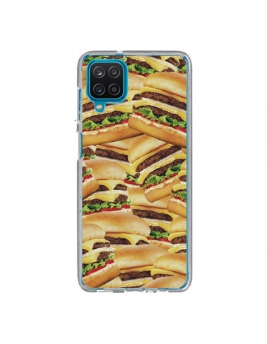 Coque Samsung Galaxy A12 et M12 Burger Hamburger Cheeseburger - Rex Lambo