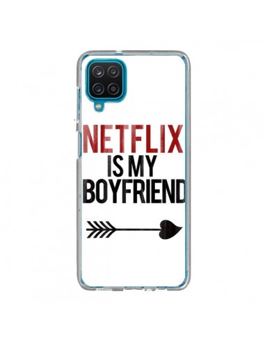 Coque Samsung Galaxy A12 et M12 Netflix is my Boyfriend - Rex Lambo