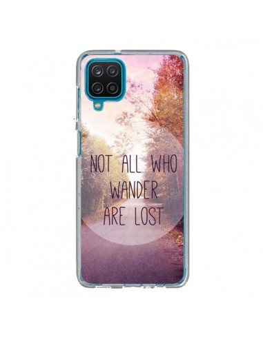 Coque Samsung Galaxy A12 et M12 Not all who wander are lost - Sylvia Cook