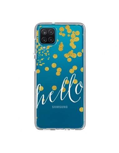 Coque Samsung Galaxy A12 et M12 Hello, Bonjour Transparente - Sylvia Cook