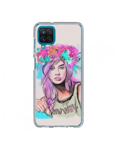 Coque Samsung Galaxy A12 et M12 Femme Mannequin Barbara Palvin - Sara Eshak