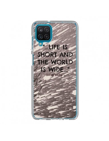 Coque Samsung Galaxy A12 et M12 Life is short Foret - Tara Yarte