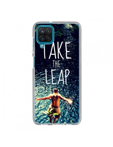 Coque Samsung Galaxy A12 et M12 Take the leap Saut - Tara Yarte