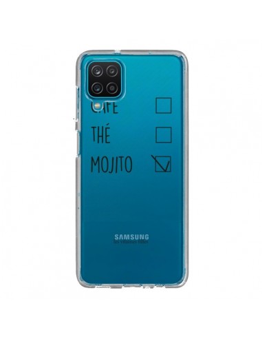 Coque Samsung Galaxy A12 et M12 Café, Thé et Mojito Transparente - Les Vilaines Filles