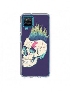 Coque Samsung Galaxy A12 et M12 Tête de mort Punk -...