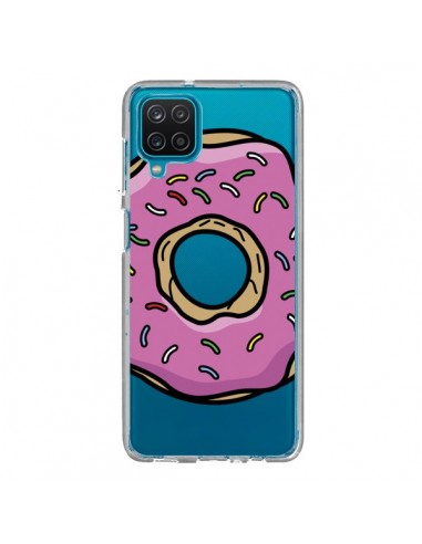 Coque Samsung Galaxy A12 et M12 Donuts Rose Transparente - Yohan B.