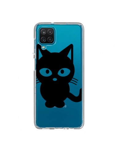 Coque Samsung Galaxy A12 et M12 Chat Noir Cat Transparente - Yohan B.