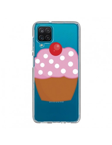 Coque Samsung Galaxy A12 et M12 Cupcake Cerise Transparente - Yohan B.
