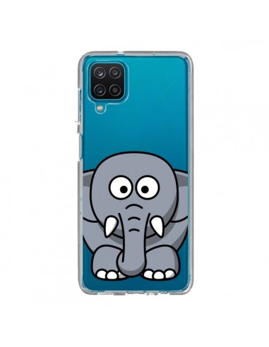 Coque Samsung Galaxy A12 et M12 Elephant Animal Transparente - Yohan B.