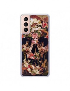 Coque Samsung Galaxy S21 5G Jungle Skull Tête de Mort -...