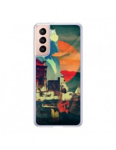 Coque Samsung Galaxy S21 5G Abracadabra Magicien Chien...