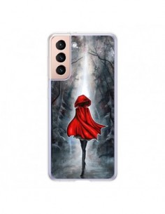 Coque Samsung Galaxy S21 5G Le Petit Chaperon Rouge Bois...