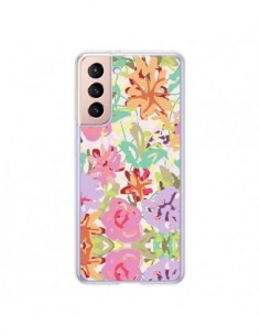 Coque Samsung Galaxy S21 5G Fleurs Botanical - AlekSia