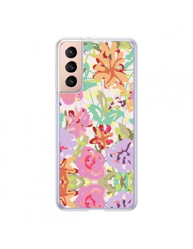 Coque Samsung Galaxy S21 5G Fleurs Botanical - AlekSia