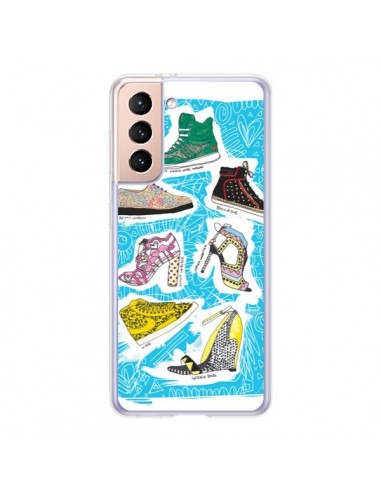 Coque Samsung Galaxy S21 5G Cinderella Shoes Chaussures - AlekSia