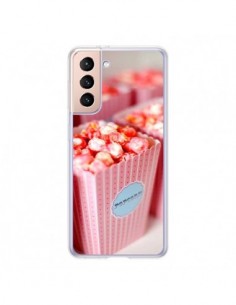 Coque Samsung Galaxy S21 5G Punk Popcorn Rose - Asano...