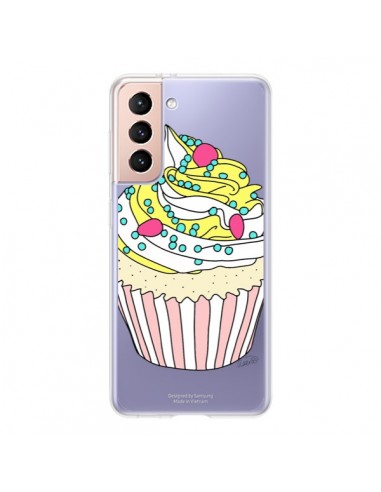 Coque Samsung Galaxy S21 5G Cupcake Dessert Transparente - Asano Yamazaki