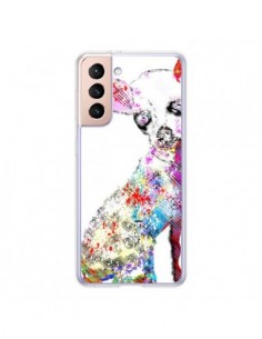 Coque Samsung Galaxy S21 5G Chien Chihuahua Graffiti -...