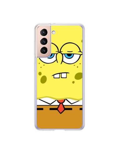 Coque Samsung Galaxy S21 5G Bob l'Eponge Sponge Bob - Bertrand Carriere