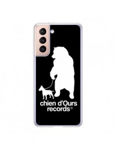 Coque Samsung Galaxy S21 5G Chien d'Ours Records Musique...