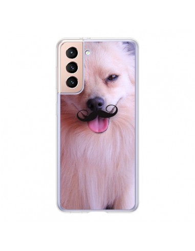 Coque Samsung Galaxy S21 5G Clyde Chien Movember Moustache - Bertrand Carriere