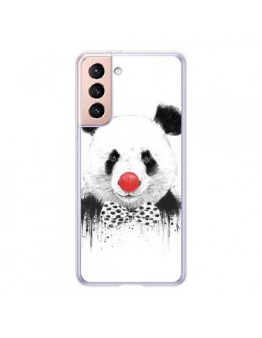 Coque Samsung Galaxy S21 5G Clown Panda - Balazs Solti
