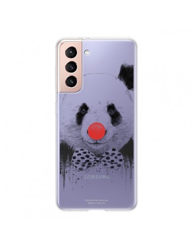 Coque Samsung Galaxy S21 5G Clown Panda Transparente - Balazs Solti