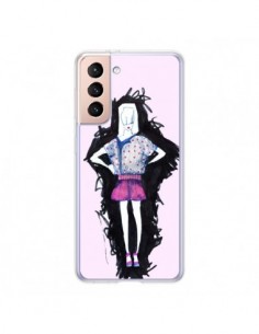 Coque Samsung Galaxy S21 5G Valentine Femme Fashion Mode...