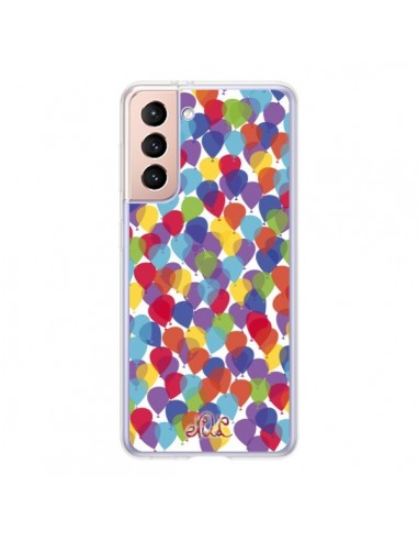 Coque Samsung Galaxy S21 5G Ballons La Haut - Enilec