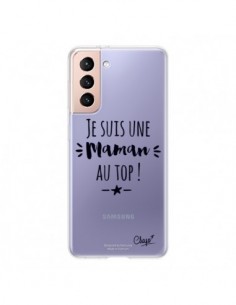 Coque Samsung Galaxy S21 5G Je suis une Maman au Top...
