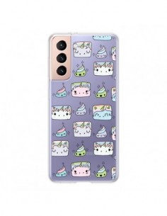 Coque Samsung Galaxy S21 5G Licorne Unicorn Cute Swag...