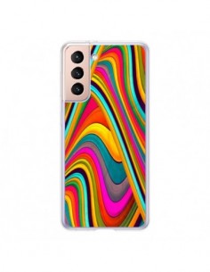 Coque Samsung Galaxy S21 5G Acid Vagues - Danny Ivan