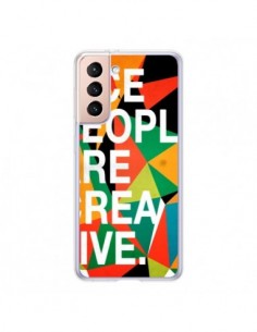 Coque Samsung Galaxy S21 5G Nice people are creative art...