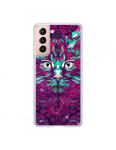 Coque Samsung Galaxy S21 5G Space Cat Chat espace - Danny Ivan