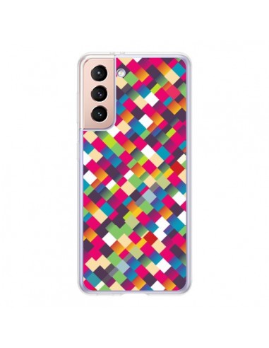 Coque Samsung Galaxy S21 5G Sweet Pattern Mosaique Azteque - Danny Ivan