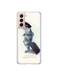 Coque Samsung Galaxy S21 5G The Pilot Fish Poisson Pilote...