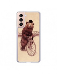 Coque Samsung Galaxy S21 5G Ours Velo Barnabus Bear -...