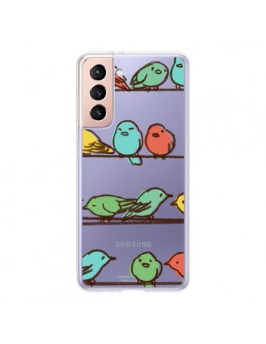 Coque Samsung Galaxy S21 5G Oiseaux Birds Transparente - Eric Fan