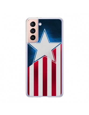 Coque Samsung Galaxy S21 5G Captain America - Eleaxart