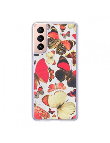 Coque Samsung Galaxy S21 5G Papillons - Eleaxart