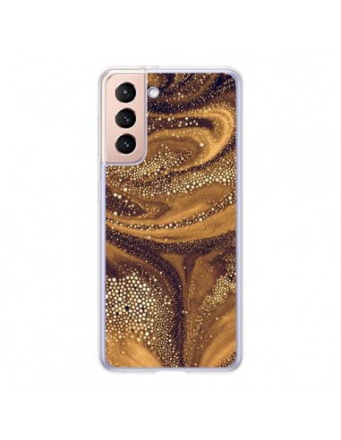 Coque Samsung Galaxy S21 5G Molten Core Galaxy - Eleaxart