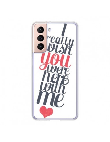 Coque Samsung Galaxy S21 5G Here with me - Eleaxart