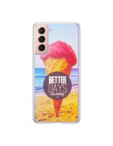 Coque Samsung Galaxy S21 5G Glace Ice Cream Été - Eleaxart