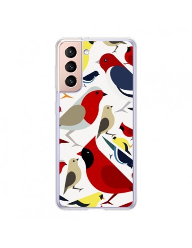 Coque Samsung Galaxy S21 5G Oiseaux Birds - Eleaxart