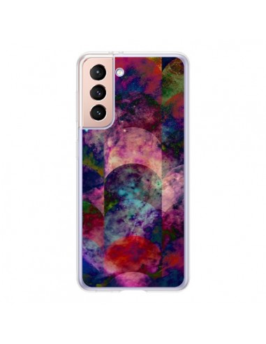 Coque Samsung Galaxy S21 5G Abstract Galaxy Azteque - Eleaxart