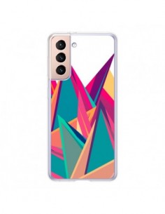Coque Samsung Galaxy S21 5G Triangles Intensive Pic...