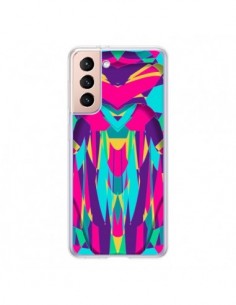 Coque Samsung Galaxy S21 5G Abstract Azteque - Eleaxart