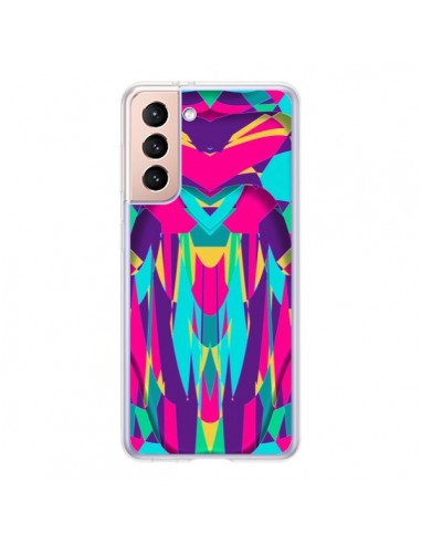 Coque Samsung Galaxy S21 5G Abstract Azteque - Eleaxart