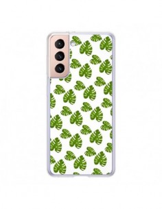 Coque Samsung Galaxy S21 5G Plantes vertes - Eleaxart