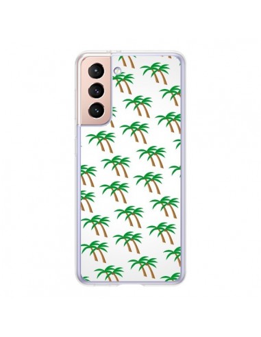 Coque Samsung Galaxy S21 5G Palmiers Palmtree Palmeritas - Eleaxart